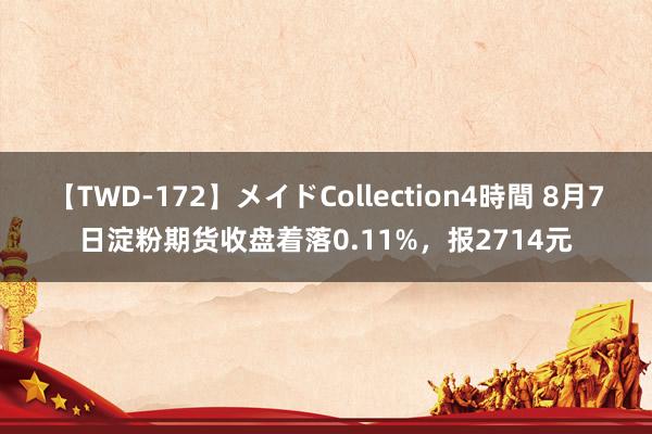 【TWD-172】メイドCollection4時間 8月7日淀粉期货收盘着落0.11%，报2714元